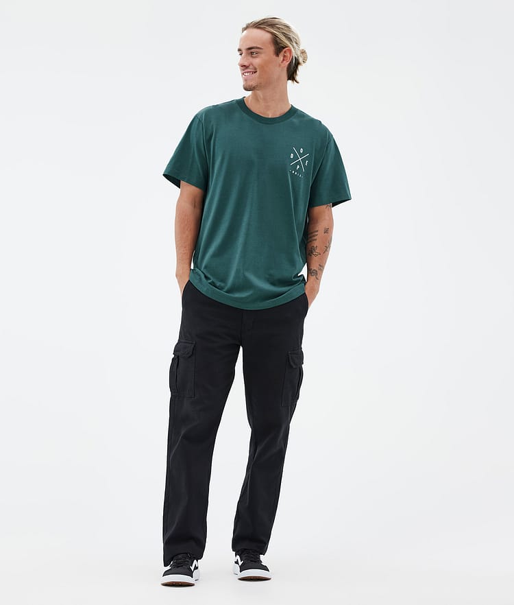Dope Standard T-shirt Heren 2X-Up Bottle Green, Afbeelding 5 van 5