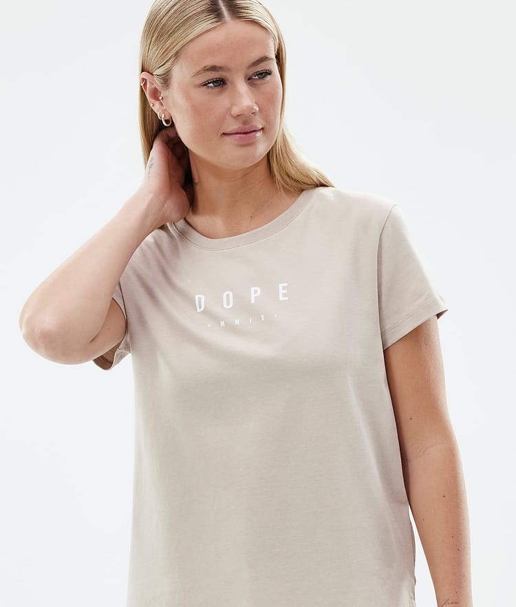 Dope Standard W T-shirt Dames Aphex Sand, Afbeelding 3 van 6