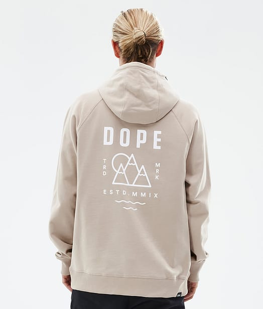 Dope Common Hoodie Herre Summit Sand