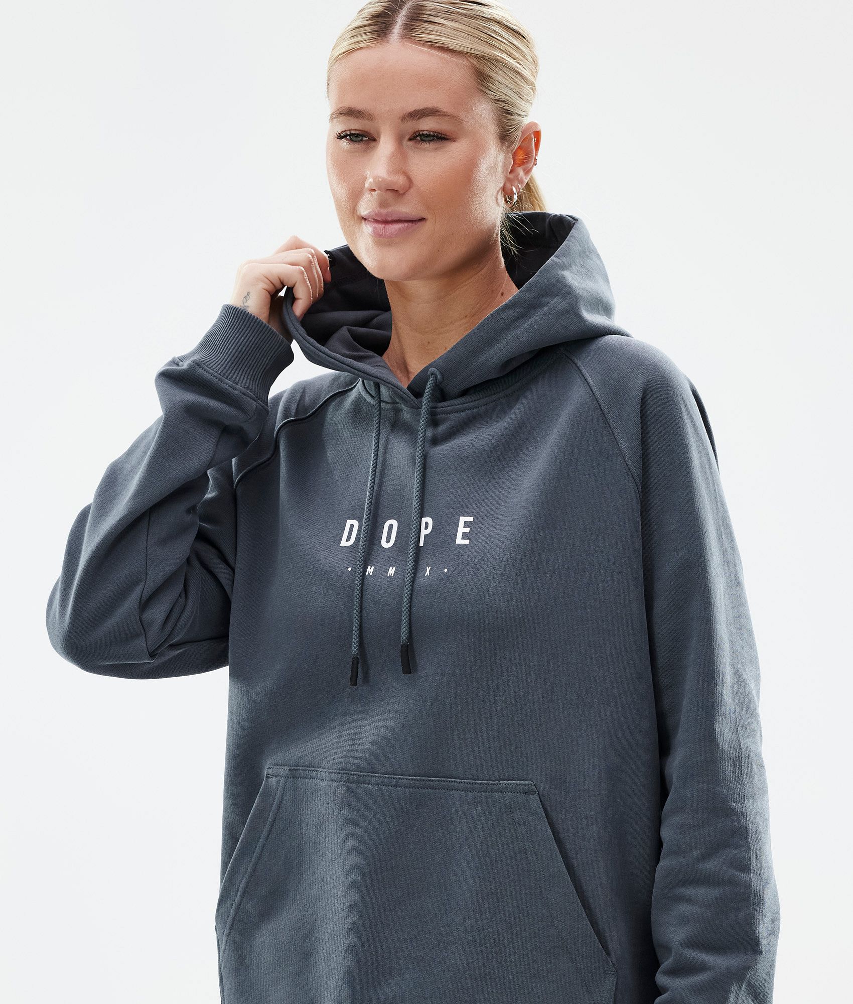 Dope Common W Hoodie Women Aphex Metal Blue Ridestore