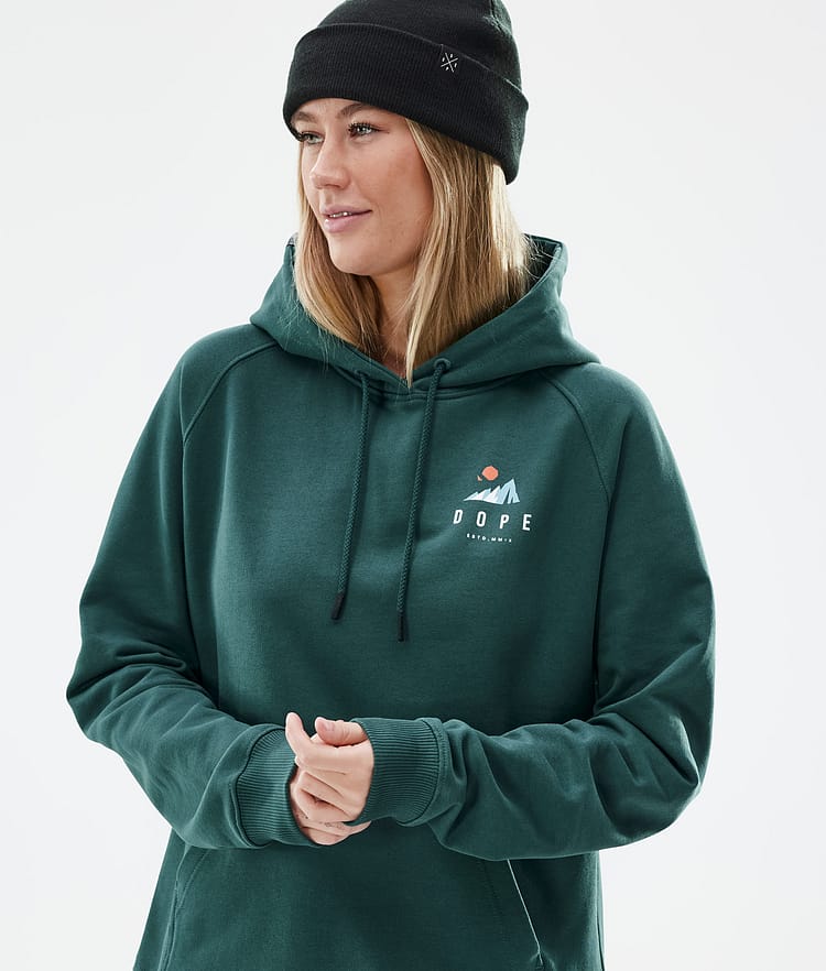 Dope Common W Hoodie Damen Ice Bottle Green, Bild 2 von 7