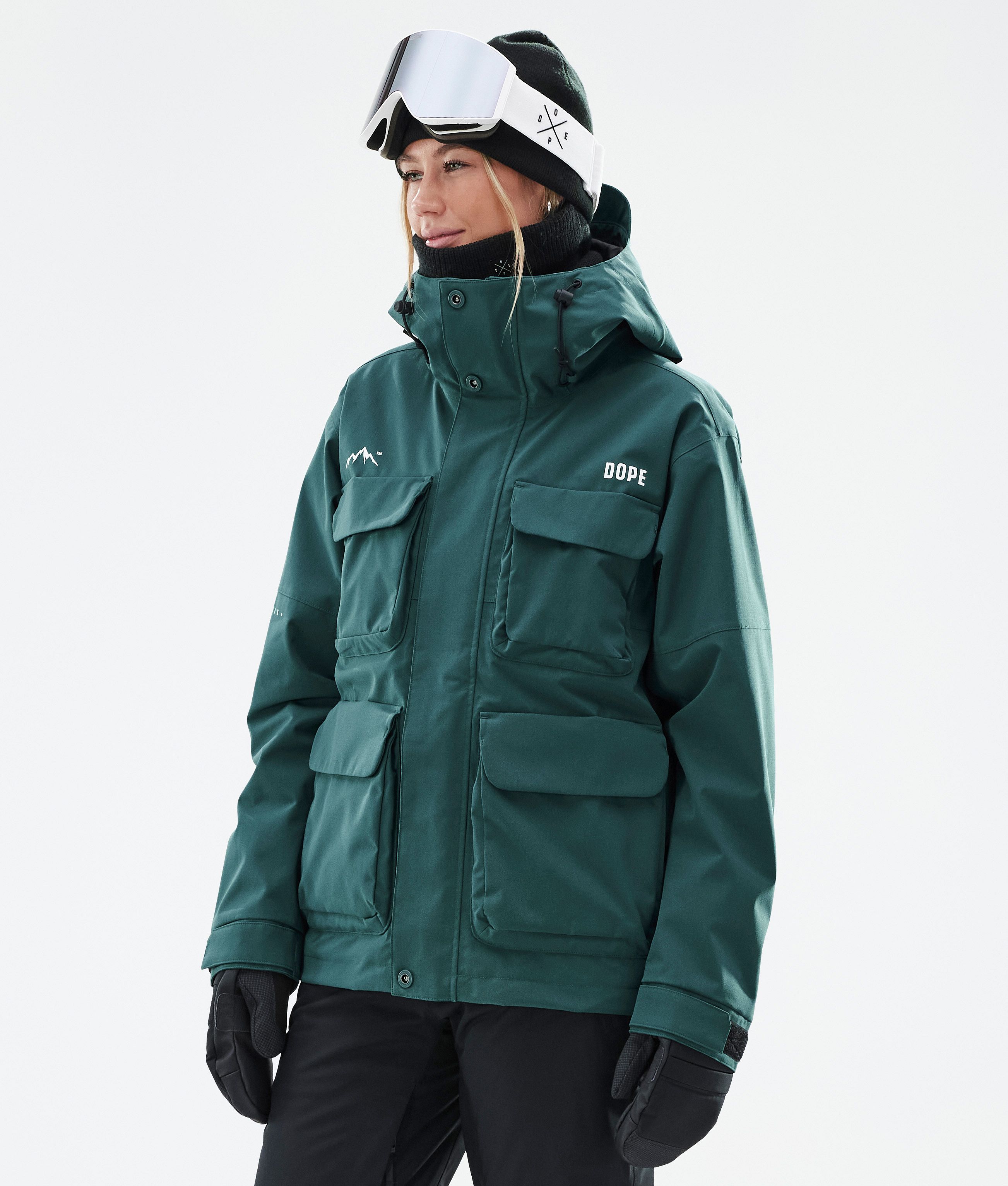 Womens green store snowboard jacket