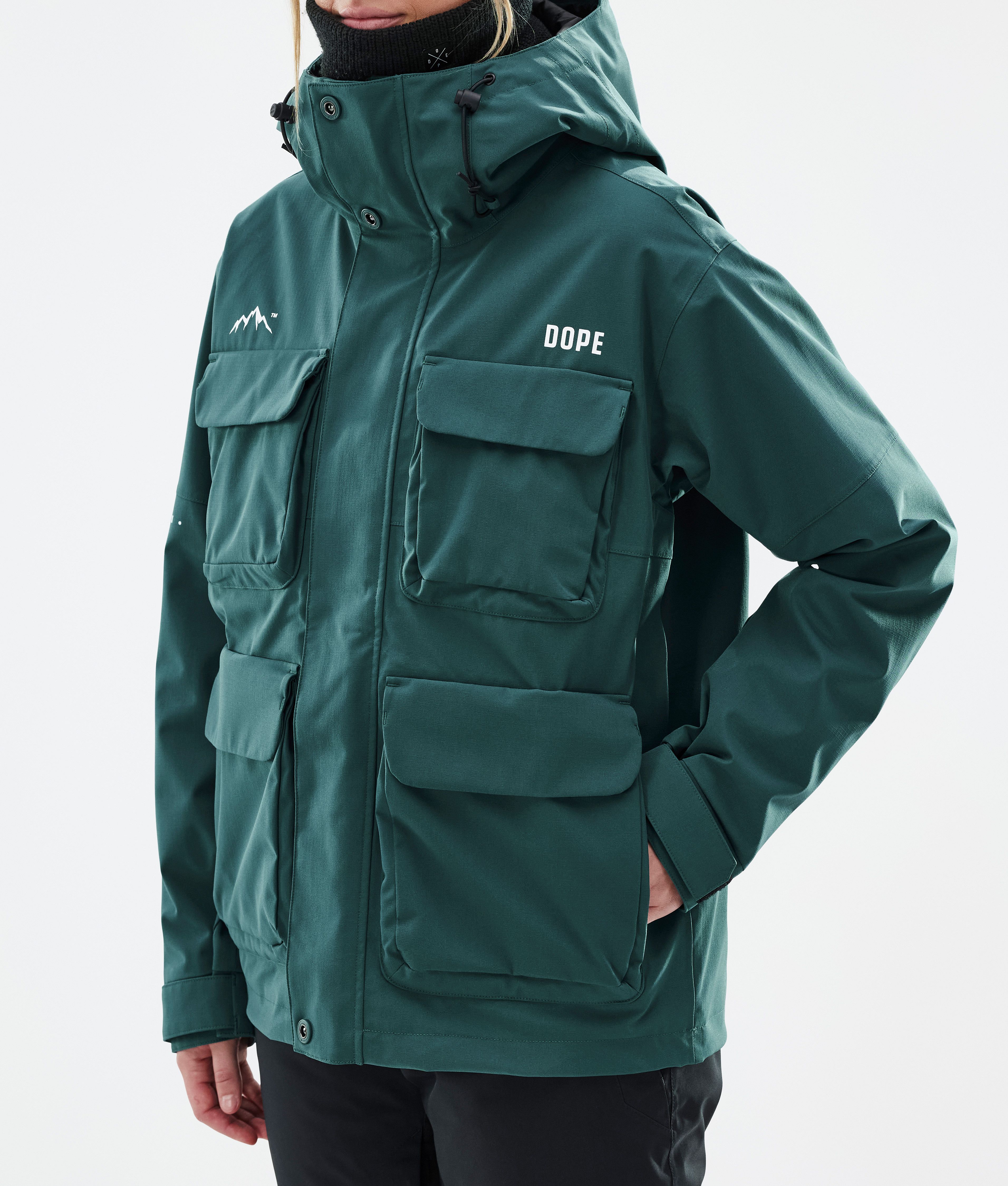 Dope Zenith W Snowboard Jacket Women Bottle Green Ridestore