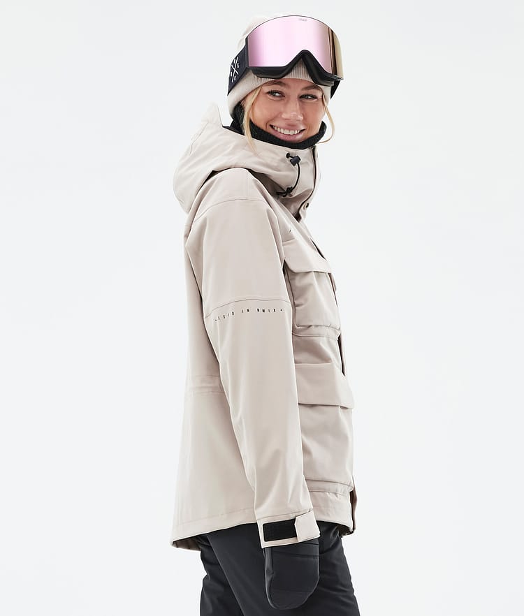 Dope Zenith W Veste de Ski Femme Sand, Image 5 sur 10
