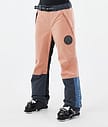 Dope Blizzard Track W Skibroek Dames Faded Peach/Blue Steel/Black/Metal Blue