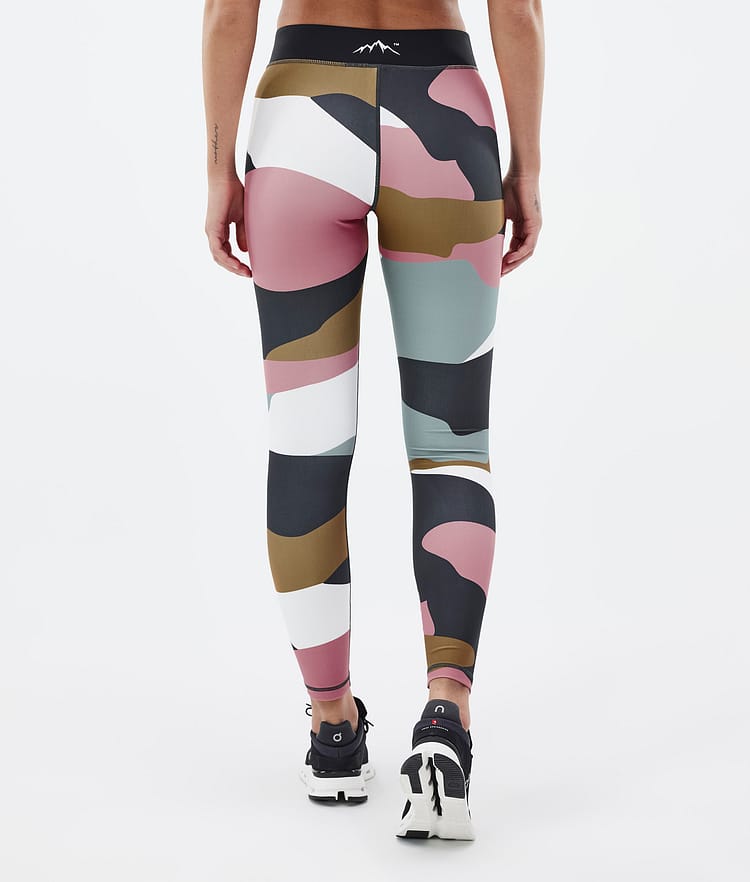 Dope Razor Leggings Dame Shards Gold Muted Pink, Billede 2 af 7
