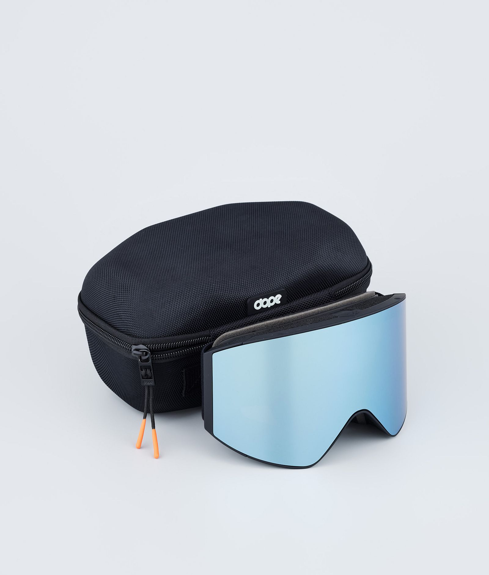 Dope Sight 2023 Ski Goggles Dope Snow Black W/Black Blue Mirror, Image 4 of 5