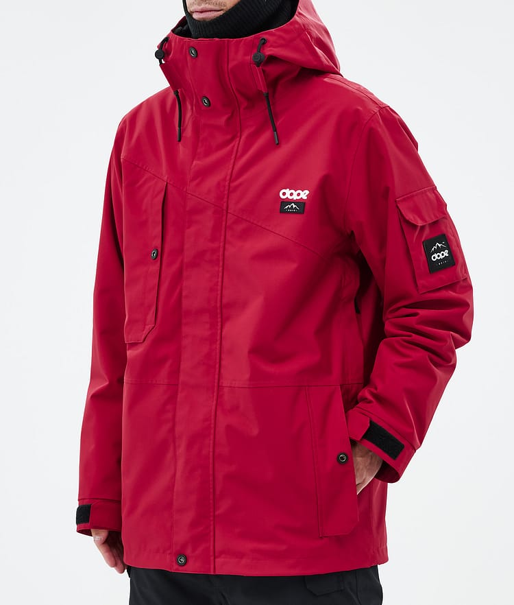 Dope Adept Snowboardjakke Herre Deep Red, Billede 7 af 9