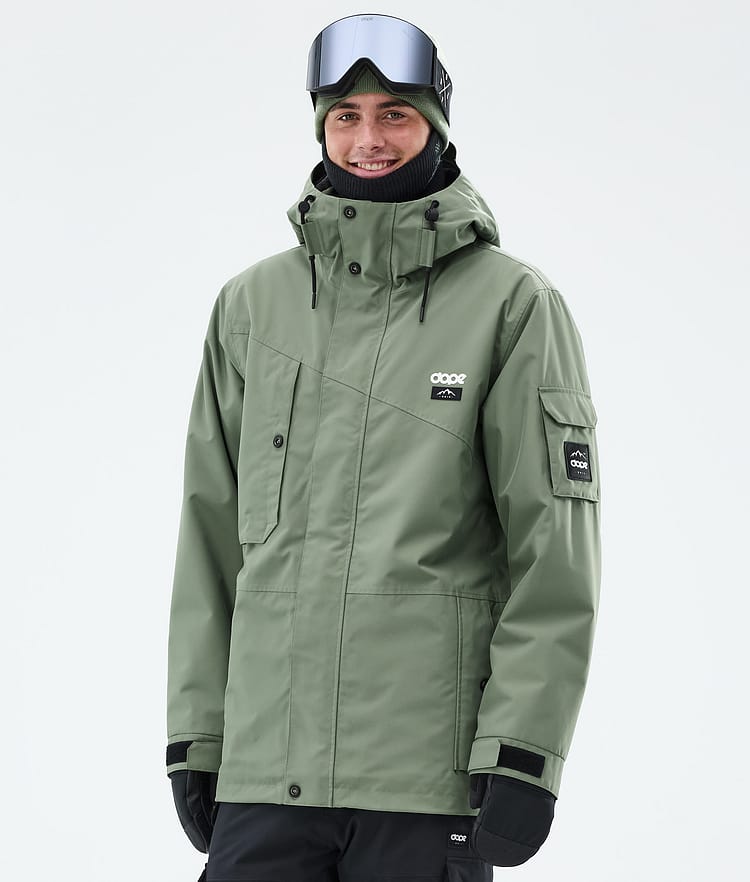 Dope Adept Veste de Ski Homme Moss Green, Image 1 sur 10