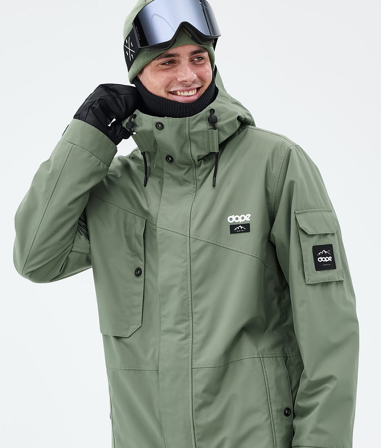 Dope Adept Veste de Ski Homme Moss Green, Image 2 sur 10
