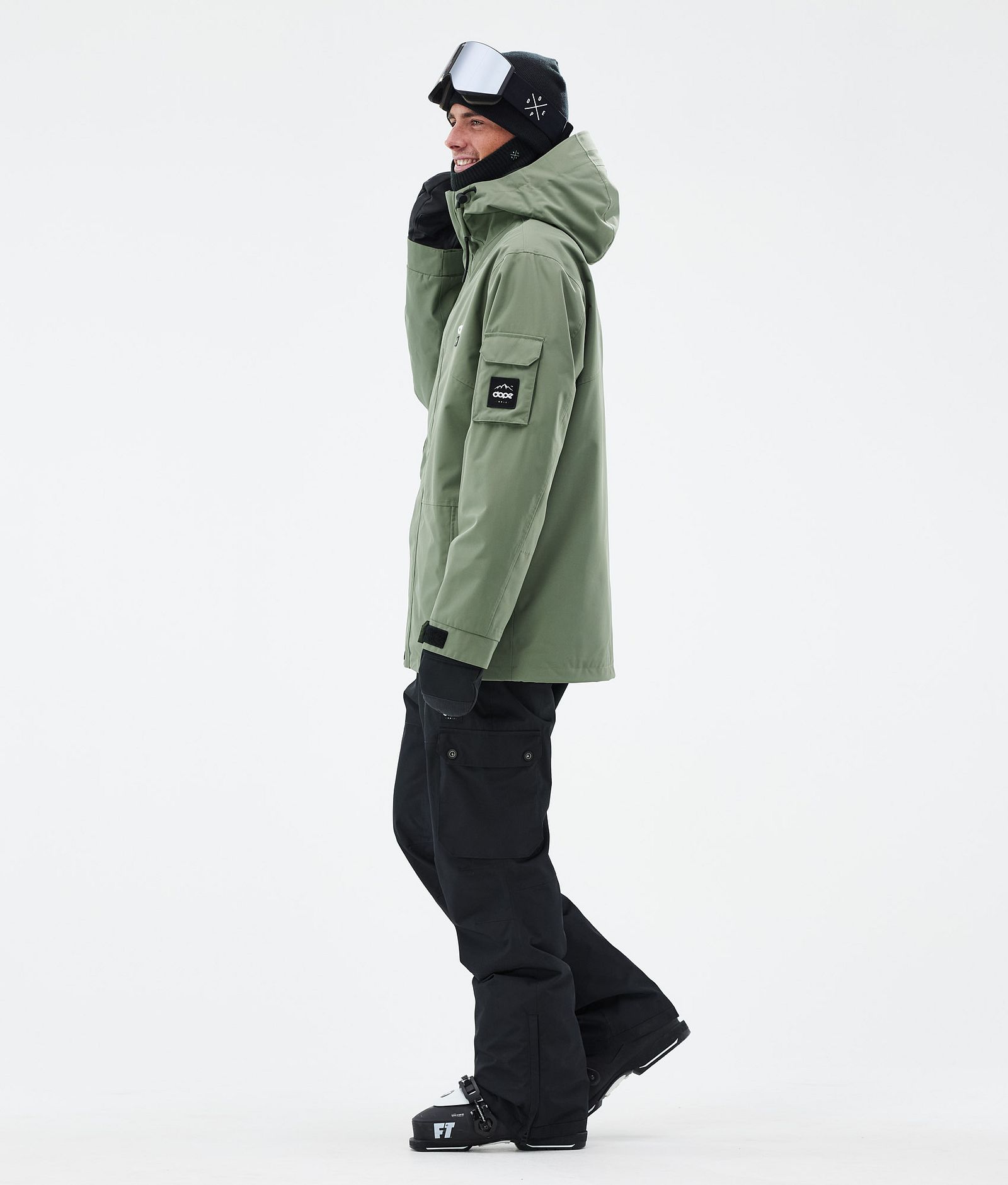 Dope Adept Ski Jacket Men Moss Green, Image 3 of 9