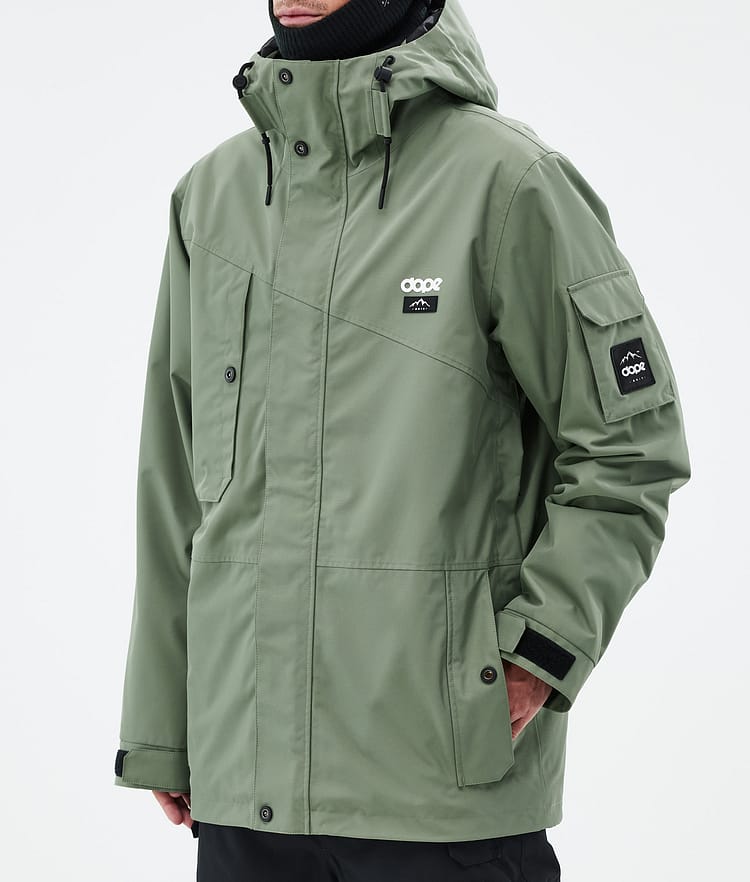 Dope Adept Snowboard Jacket Men Moss Green, Image 7 of 9