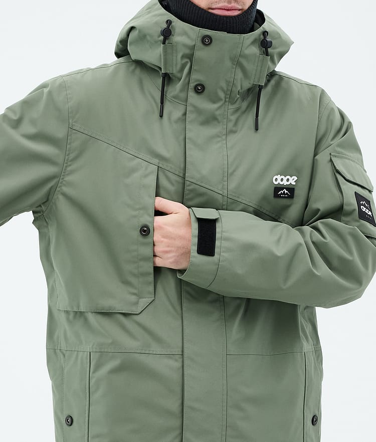 Dope Adept Veste de Ski Homme Moss Green, Image 9 sur 10