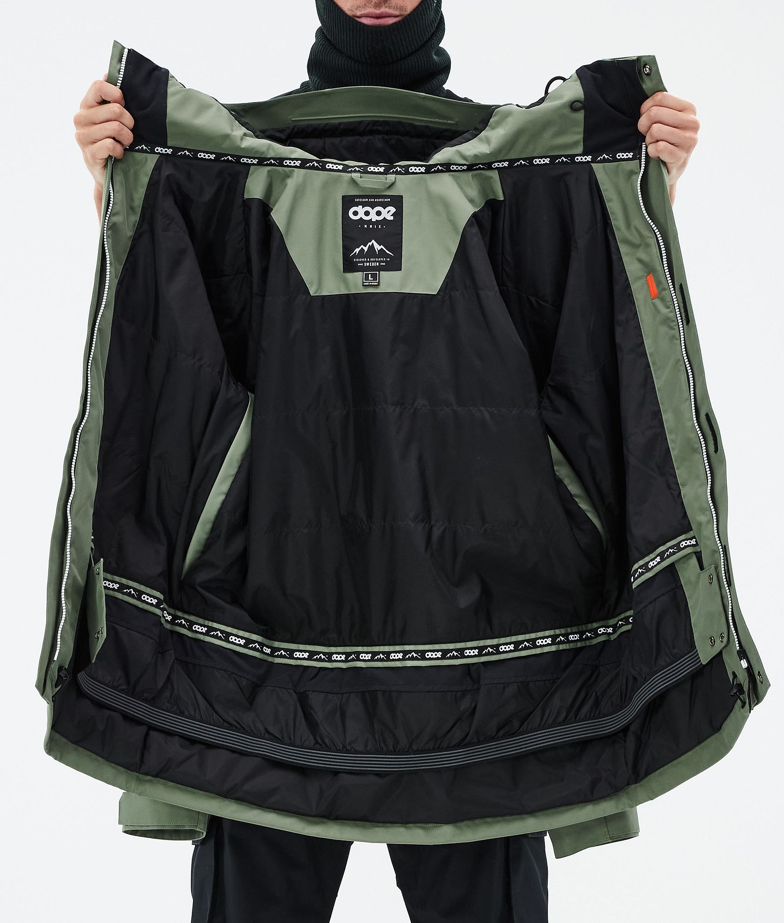 Dope Adept Giacca Sci Uomo Moss Green, Immagine 9 di 9