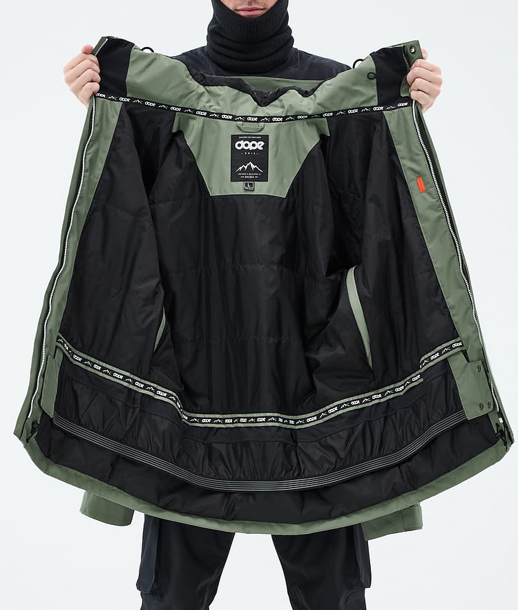 Dope Adept Veste de Ski Homme Moss Green, Image 10 sur 10