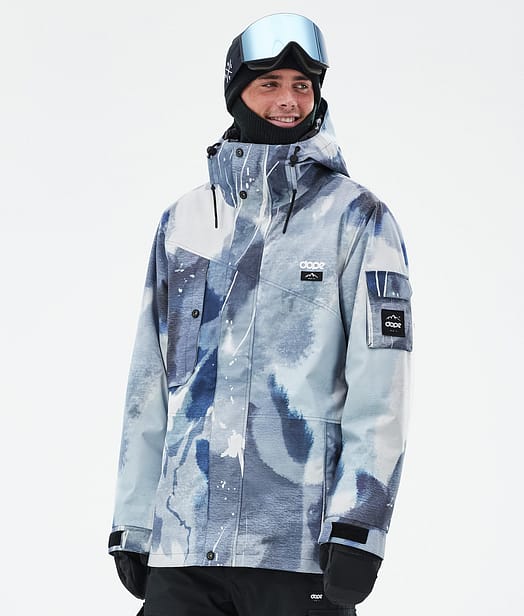 Dope Adept Snowboard Jacket Men Nightmare Blue