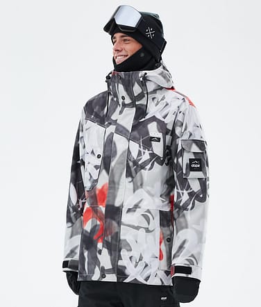 Dope Adept Ski Jacket Men Spray Black Red