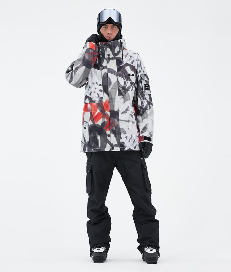 Dope Adept Ski Jacket Men Spray Black Red, Image 2 of 9