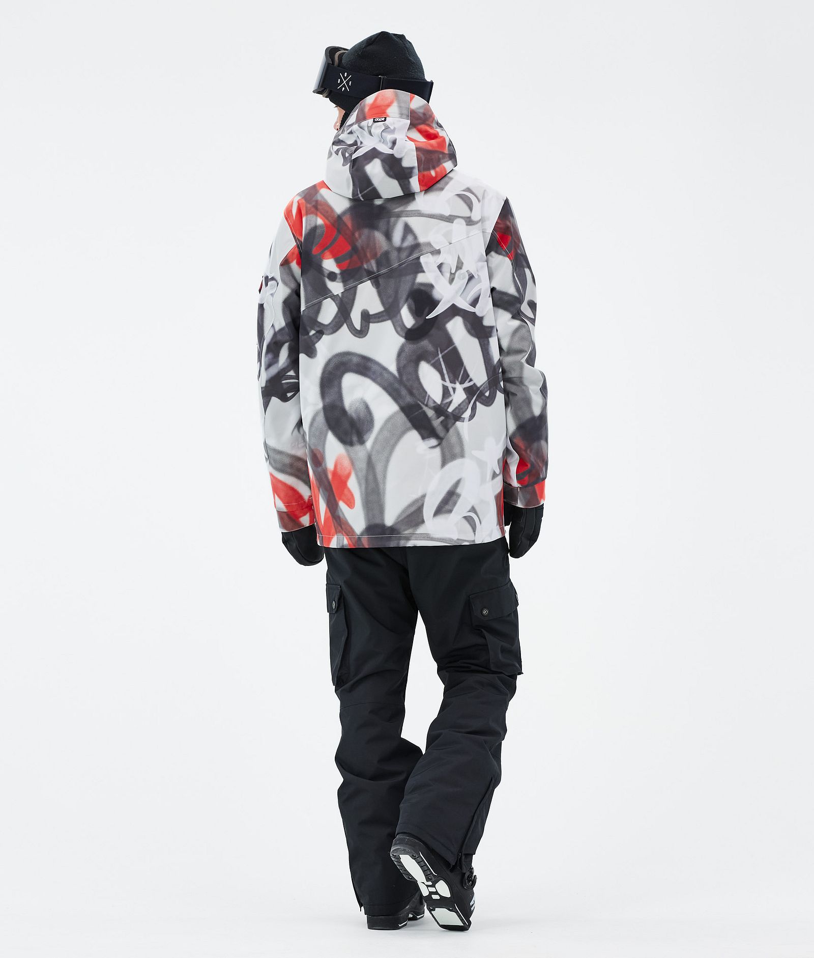 Dope Adept Veste de Ski Homme Spray Black Red, Image 4 sur 9