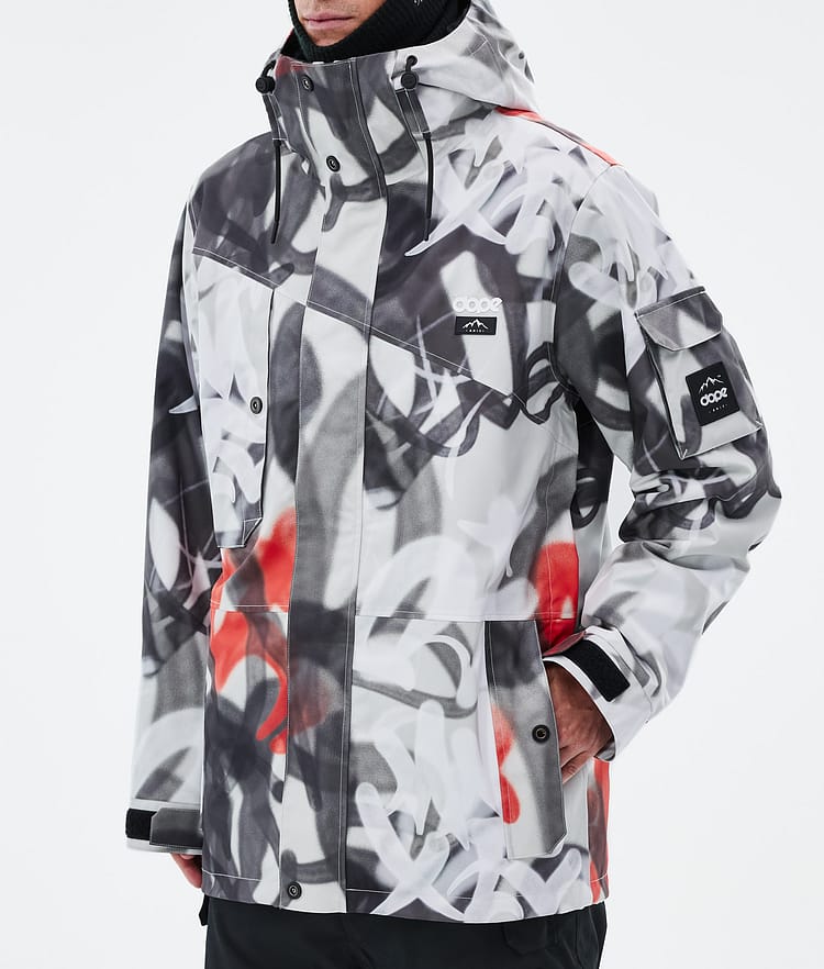 Dope Adept Veste de Ski Homme Spray Black Red, Image 7 sur 9