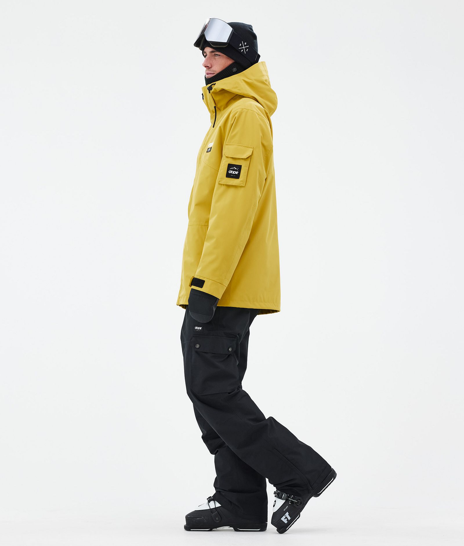 Dope Adept Ski Jacket Men Yellow, Image 3 of 9