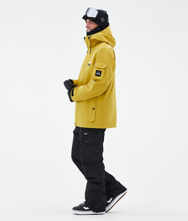 Dope Adept Veste Snowboard Homme Yellow, Image 3 sur 9