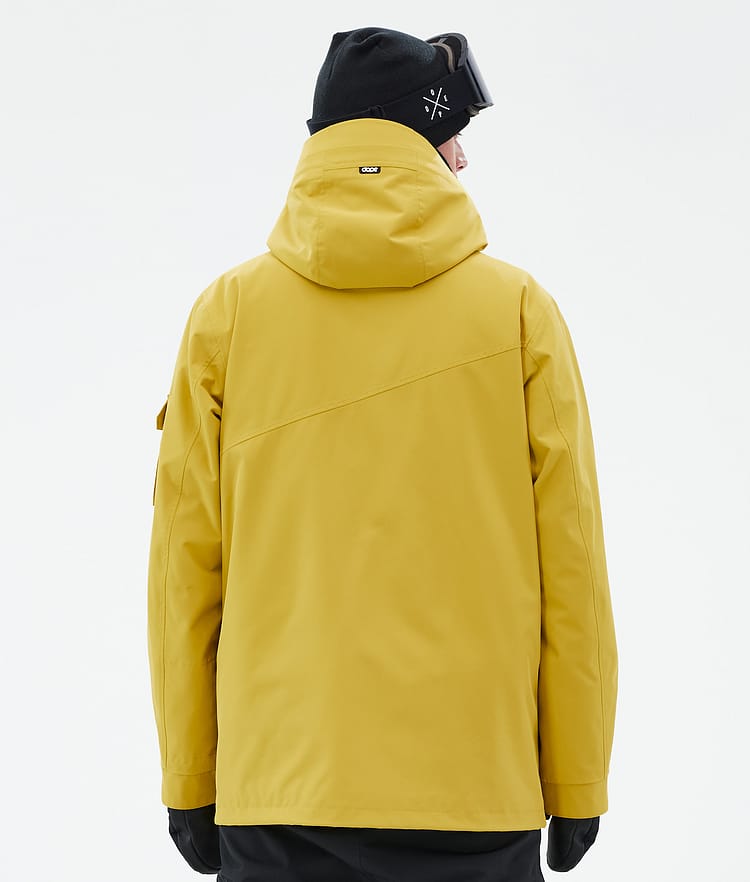 Dope Adept Veste Snowboard Homme Yellow, Image 6 sur 9