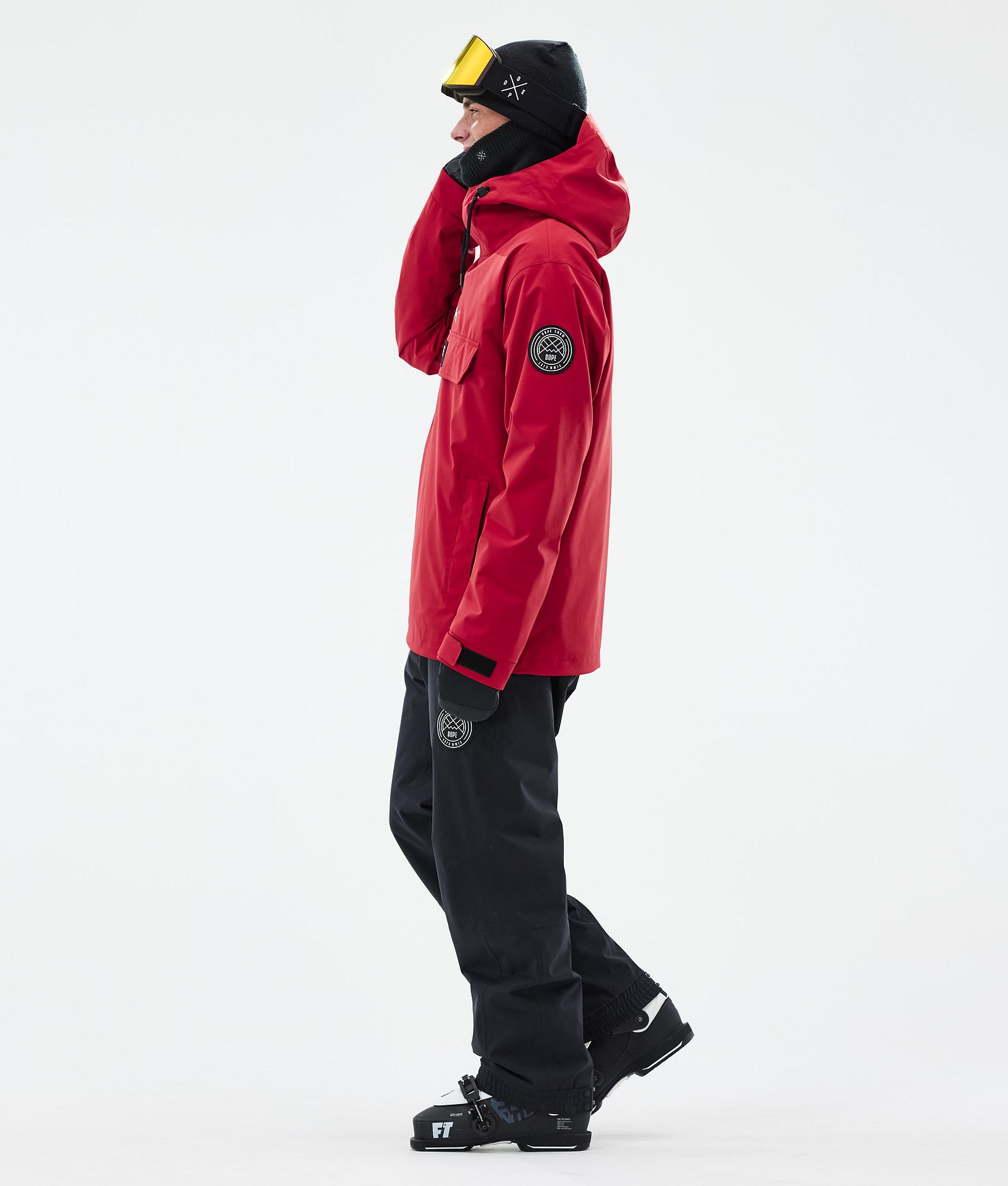 Dope Blizzard Ski Jacket Men Deep Red, Image 3 of 8