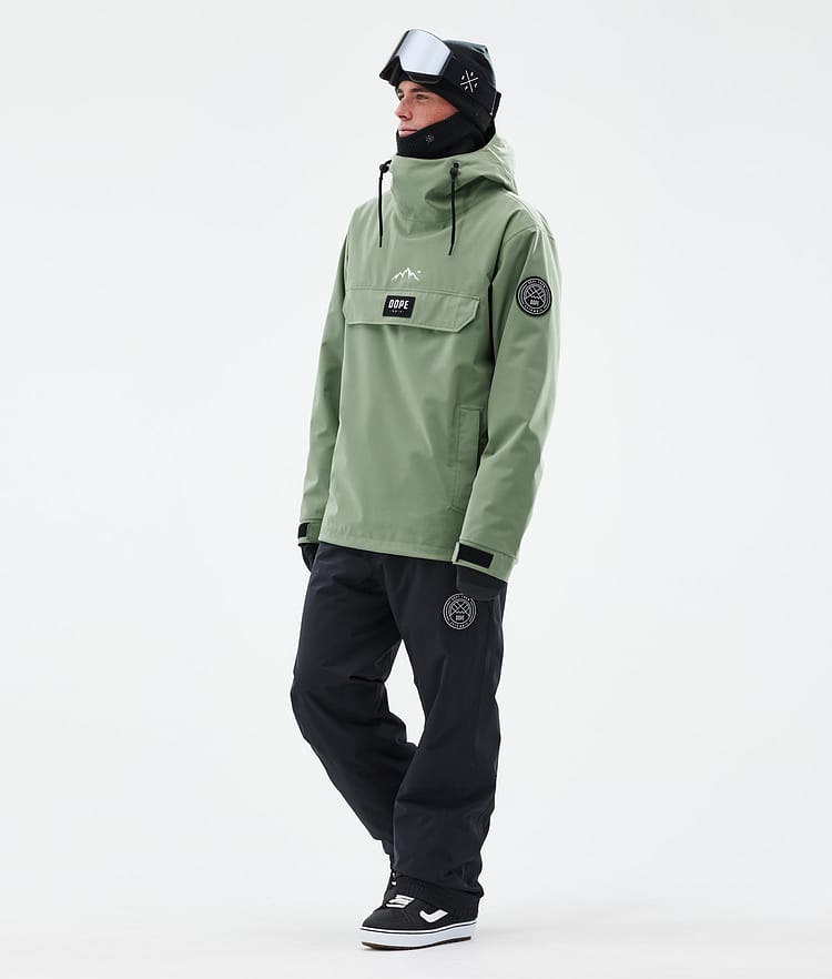 Dope Blizzard Snowboardjakke Herre Moss Green, Billede 2 af 8