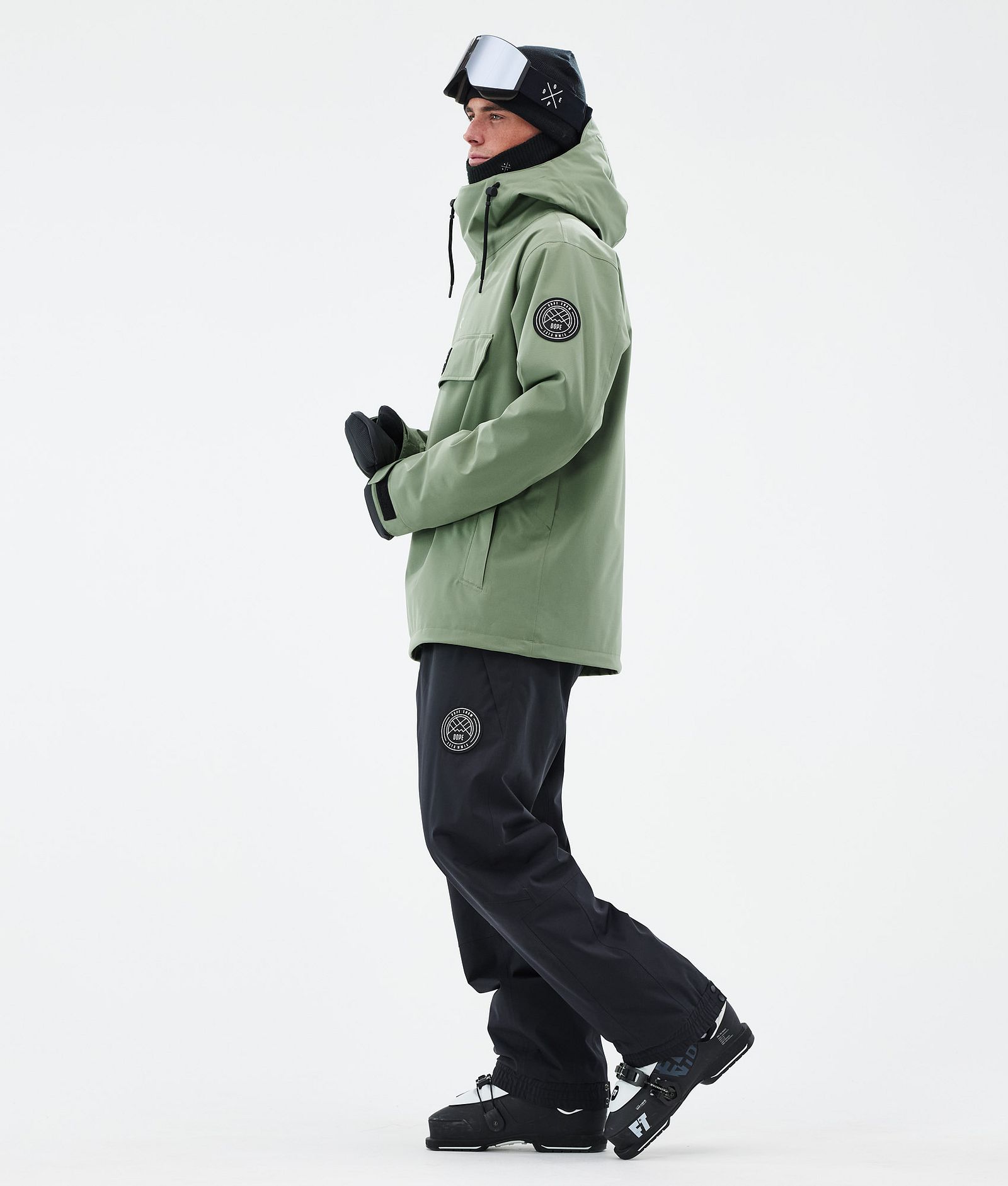 Dope Blizzard Ski Jacket Men Moss Green, Image 3 of 8