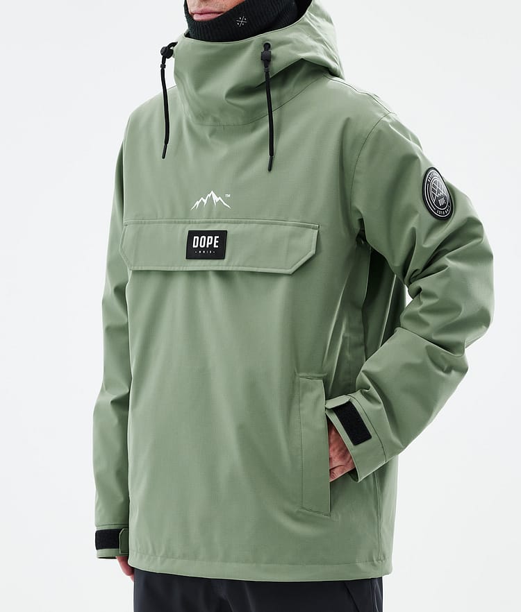 Dope Blizzard Veste de Ski Homme Moss Green, Image 7 sur 8