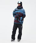 Dope Blizzard Veste Snowboard Homme Shards Burgundy Blue, Image 2 sur 8