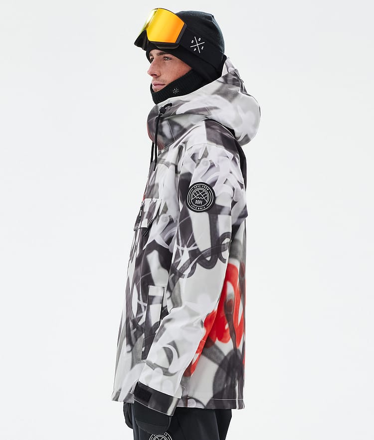 Dope Blizzard Veste Snowboard Homme Spray Black Red, Image 5 sur 8