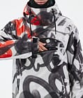 Dope Blizzard Snowboardjakke Herre Spray Black Red, Billede 8 af 8