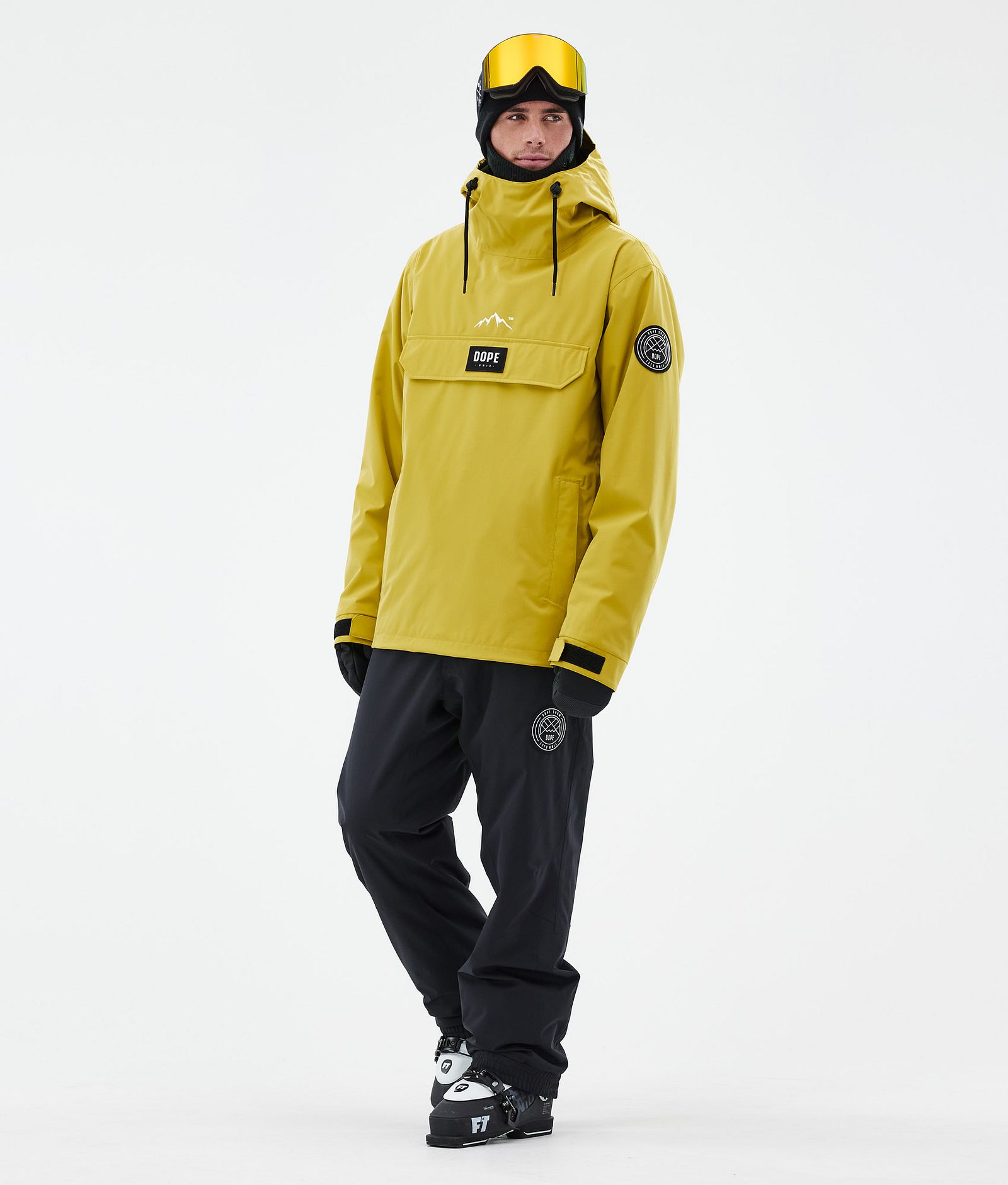 Dope Blizzard Ski Jacket Men Yellow, Image 2 of 8