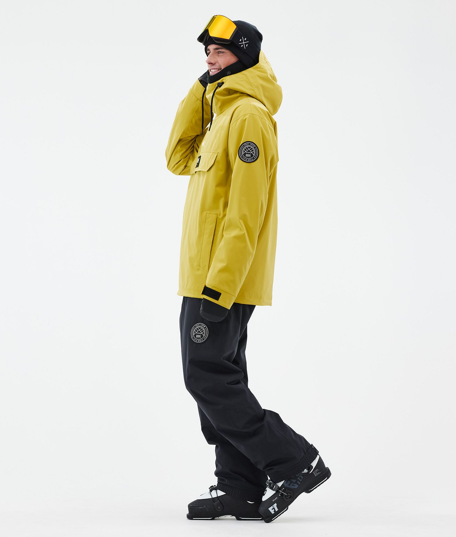 Dope Blizzard Ski Jacket Men Yellow, Image 3 of 8