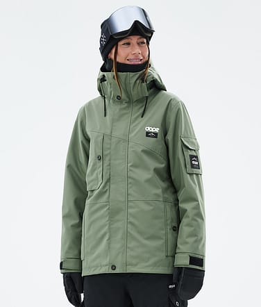 Dope Adept W Snowboard Jacket Women Moss Green