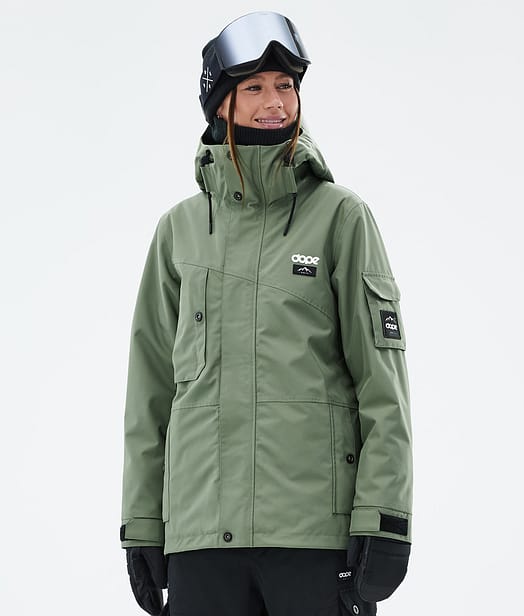 Dope Adept W Veste Snowboard Femme Moss Green