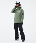 Dope Adept W Snowboardjakke Dame Moss Green, Billede 2 af 9