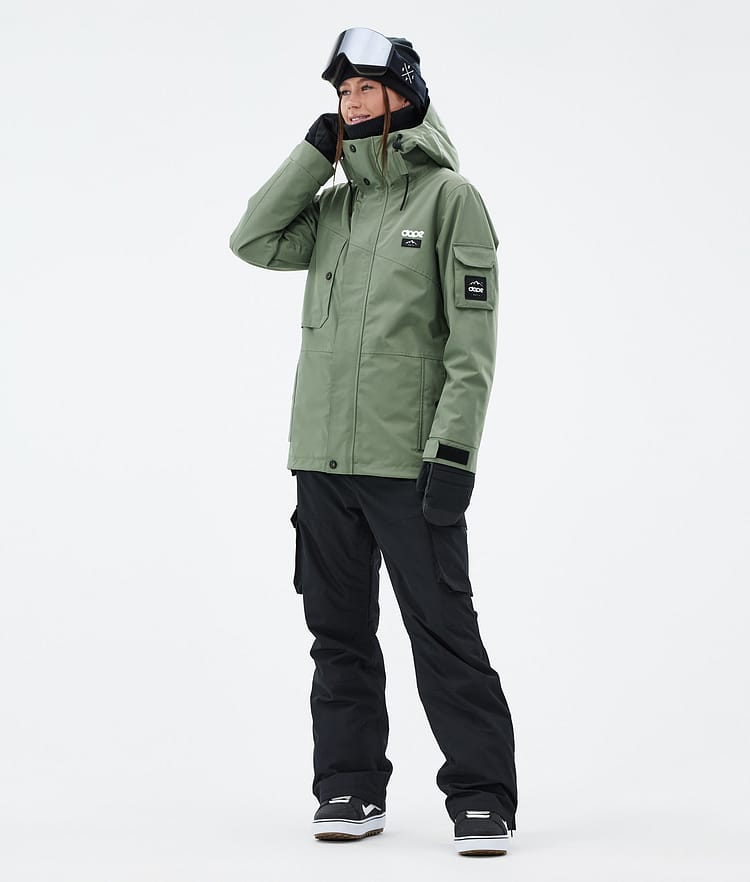 Dope Adept W Kurtka Snowboardowa Kobiety Moss Green, Zdjęcie 2 z 9