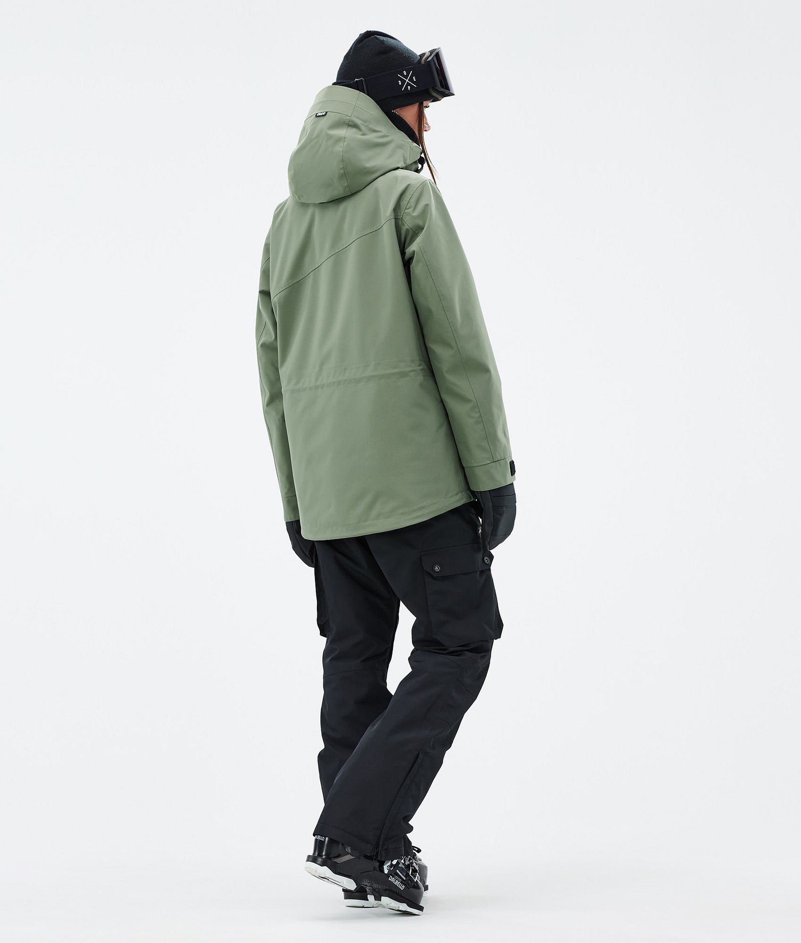 Dope Adept W Veste de Ski Femme Moss Green, Image 4 sur 9