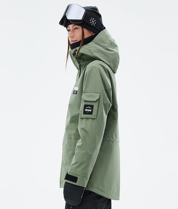 Dope Adept W Snowboardjacke Damen Moss Green, Bild 5 von 9