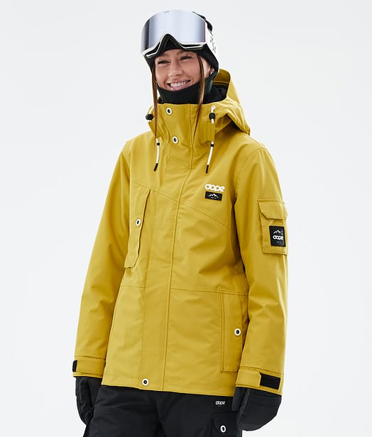 Dope Adept W Ski Jacket Women Yellow