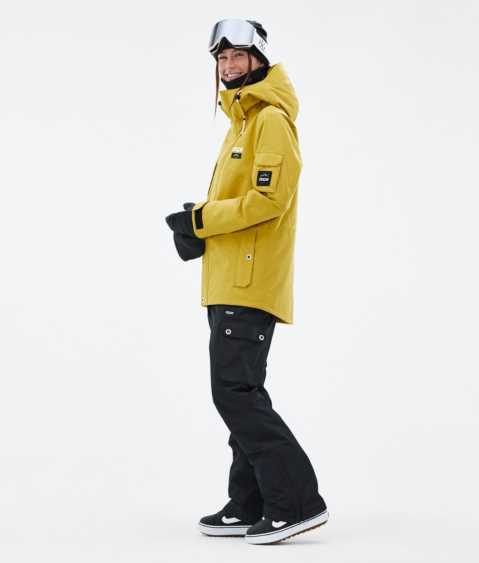 Dope Adept W Giacca Snowboard Donna Yellow, Immagine 3 di 9