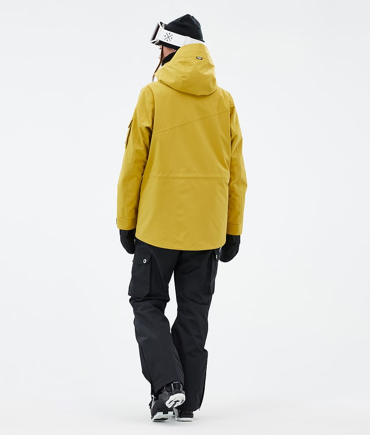 Dope Adept W Veste de Ski Femme Yellow, Image 4 sur 9