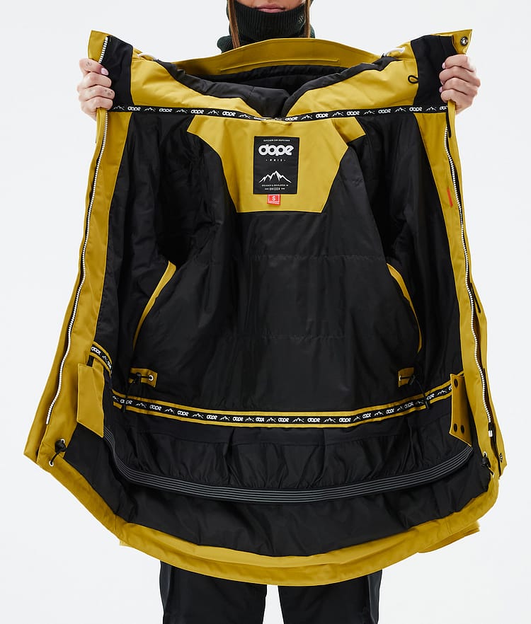 Dope Adept W Veste Snowboard Femme Yellow, Image 9 sur 9