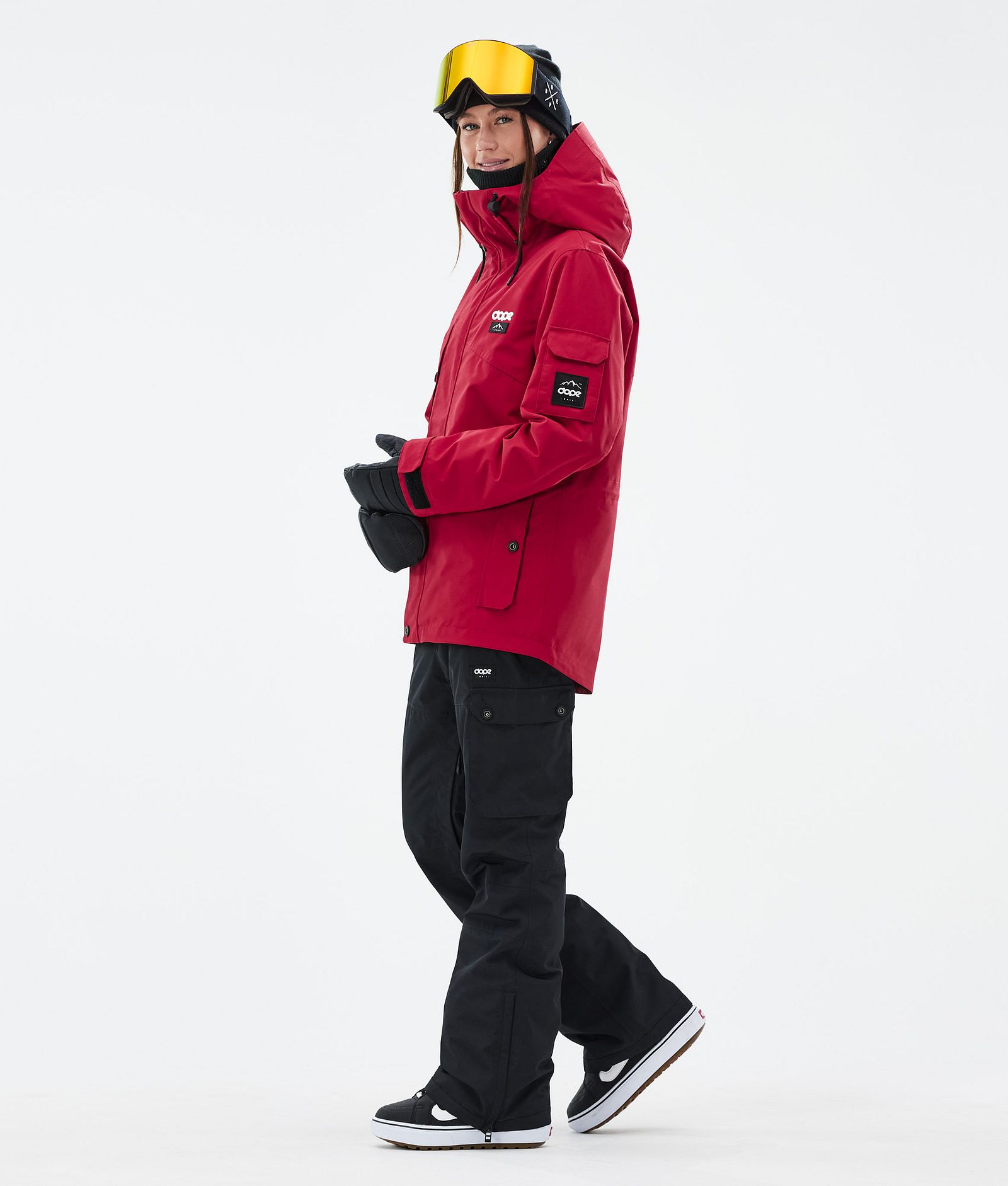 Dope Adept W Snowboard jas Dames Deep Red, Afbeelding 3 van 9