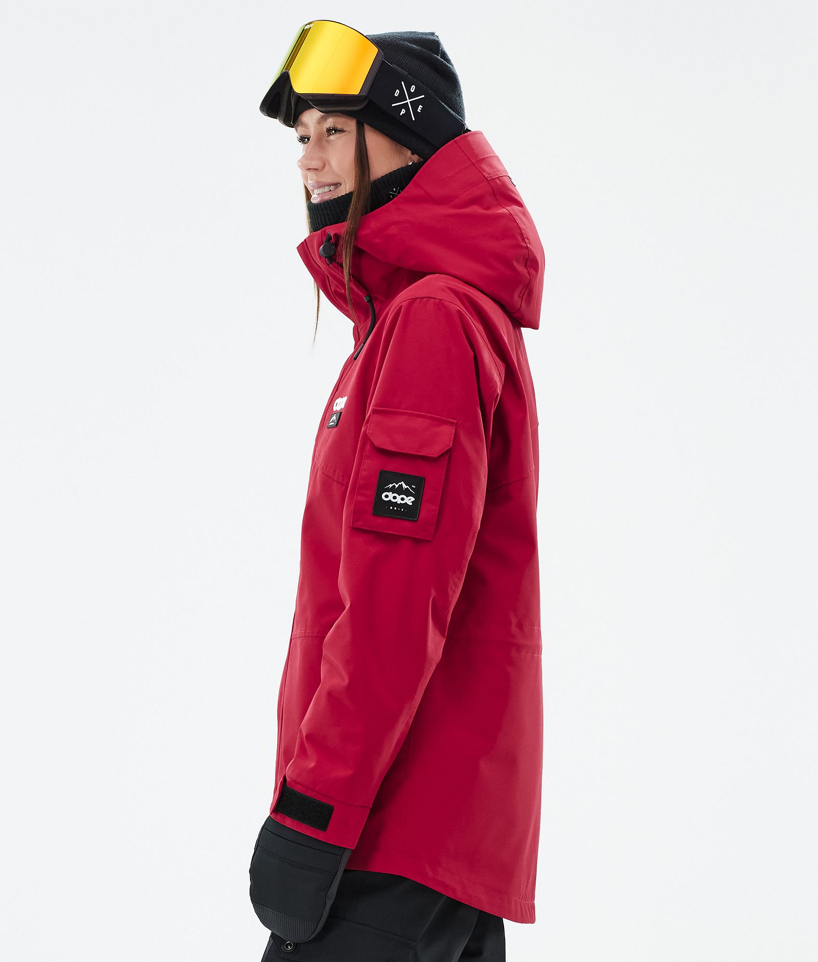 Dope Adept W Veste de Ski Femme Deep Red, Image 5 sur 9