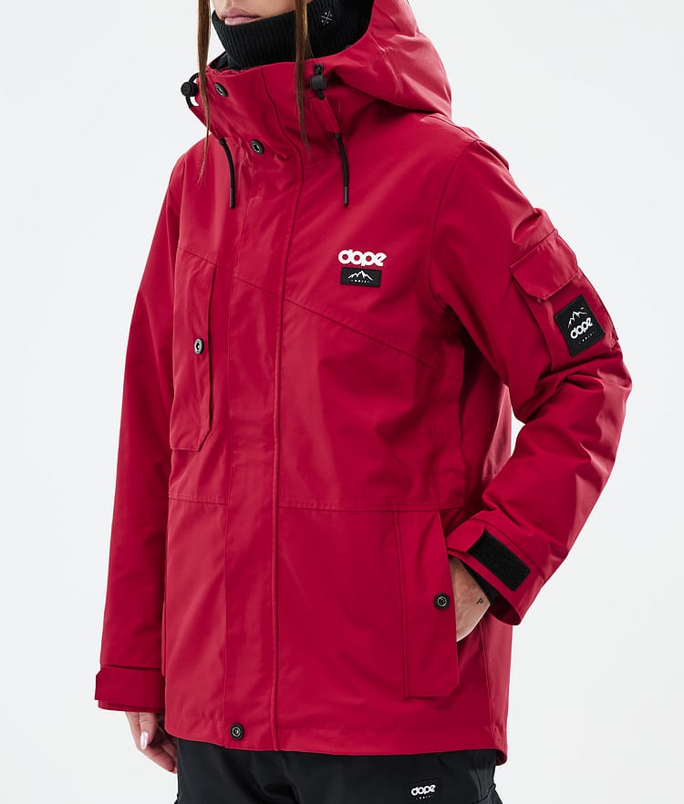 Dope Adept W Snowboard Jacket Women Deep Red Renewed, Image 7 of 9