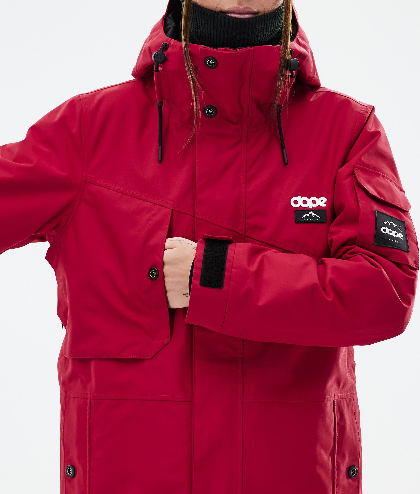 Dope Adept W Snowboard Jacket Women Deep Red, Image 8 of 9